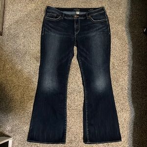 Womens Silver Jeans Aiko. Size 20 L 33